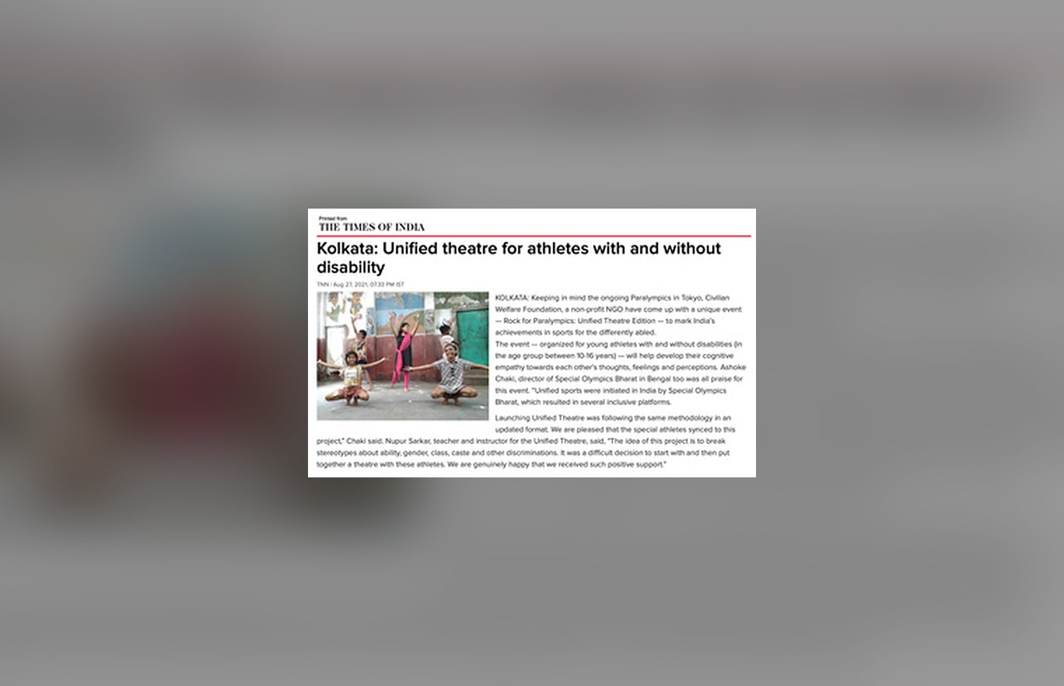 CWF in the News